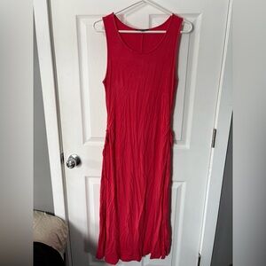 George Sleeveless Hot Pink Maxi Dress